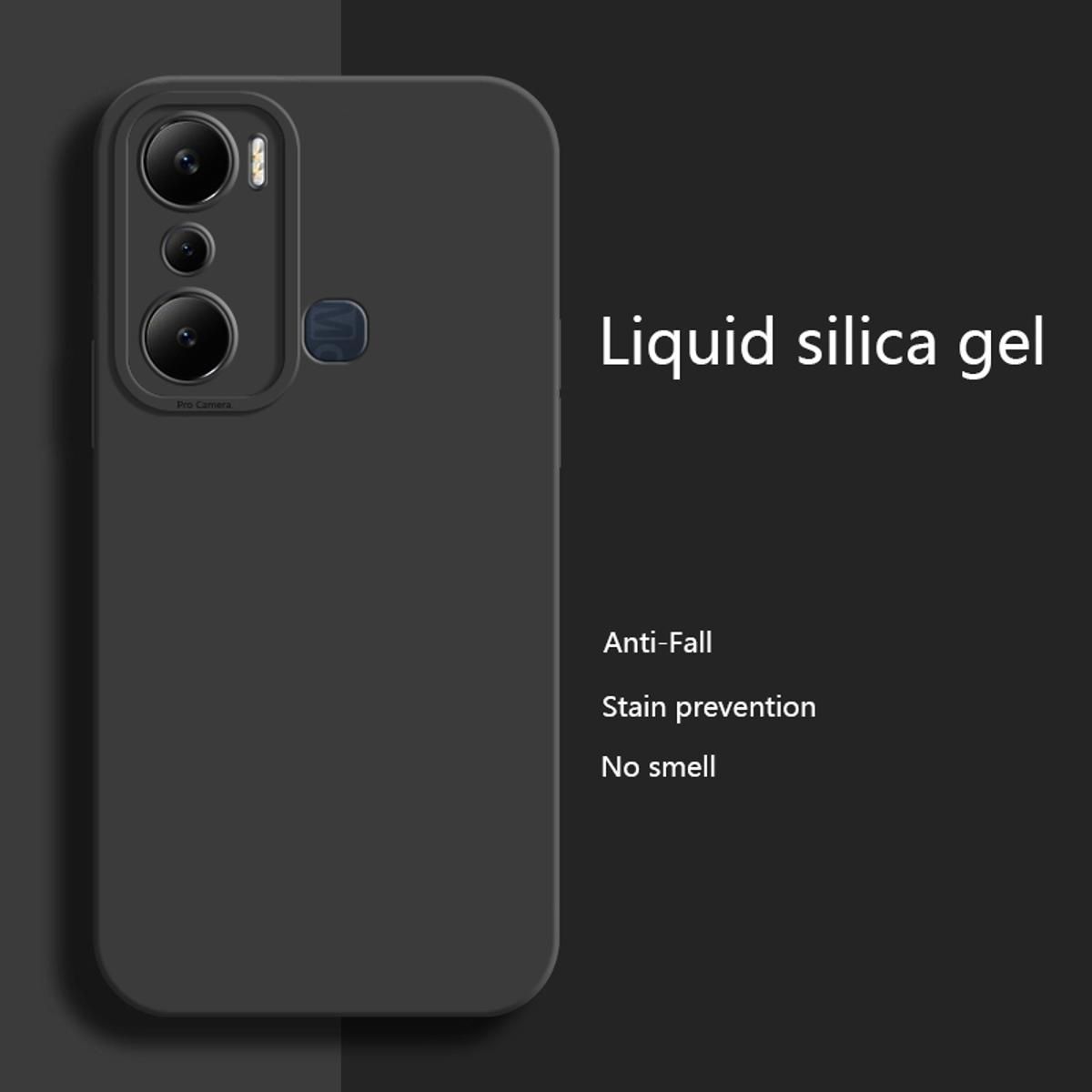 Picture of For Infinix Hot 20i Heavy Strong Liquid Silicone Soft Gel Rubber Shockproof Cover Case For Infinix Hot 20i Phone Back Cover