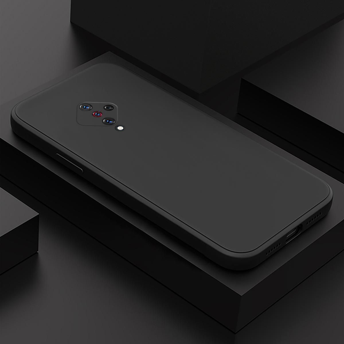 Picture of Vivo S1 Pro Soft Square Liquid Silicone Phone Casing Full Cover Camera Shockproof Protection Rubber Case
