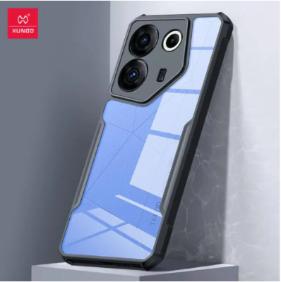 Picture of for Tecno Camon 20 Pro Xunddu Bumper Case Reinforced Corner with Shock-Proof Transparent Full Air Protection Back Cover
