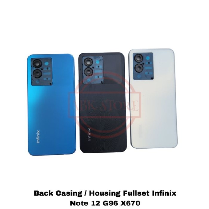 Picture of Original Terlaris! BACK CASING KESING HOUSING INFINIX NOTE 12 G96 X670 BACKDOOR