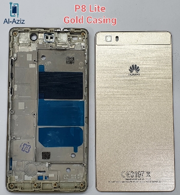 Picture of Original Huawei P8 Lite Complete Housing Casing Body Back Rear Battery Door Cover Lcd Frame Ring Replacement