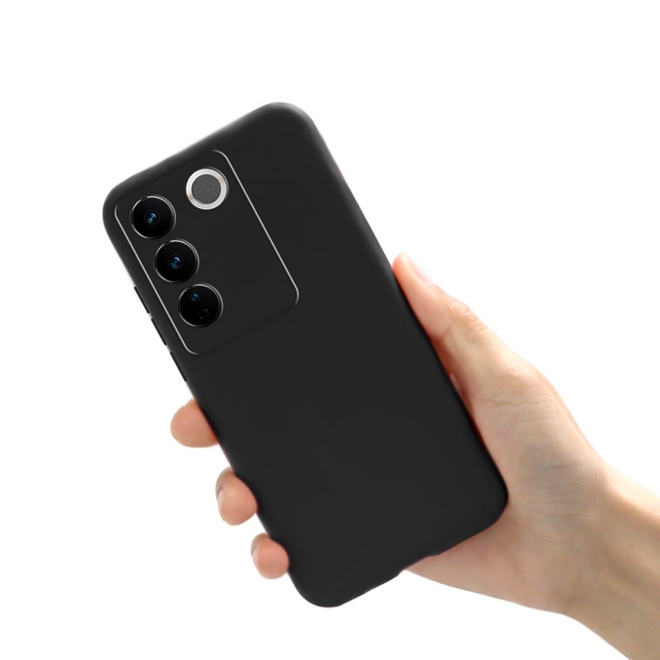 Picture of For Vivo V27E / Vivo S16 Heavy Strong Liquid Silicone Soft Gel Rubber Shockproof Cover Case For Vivo V27E / Vivo S16 Phone Back Cover