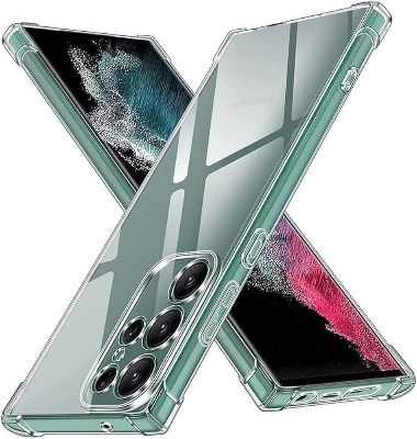 Picture of For Samsung Galaxy S22 Ultra - Impt Premium Silicone Case Crystal Clear Soft Tpu Ultra-Thin Transparent Flexible Protective Mobile Phone Back Cover - Phone Back Cover