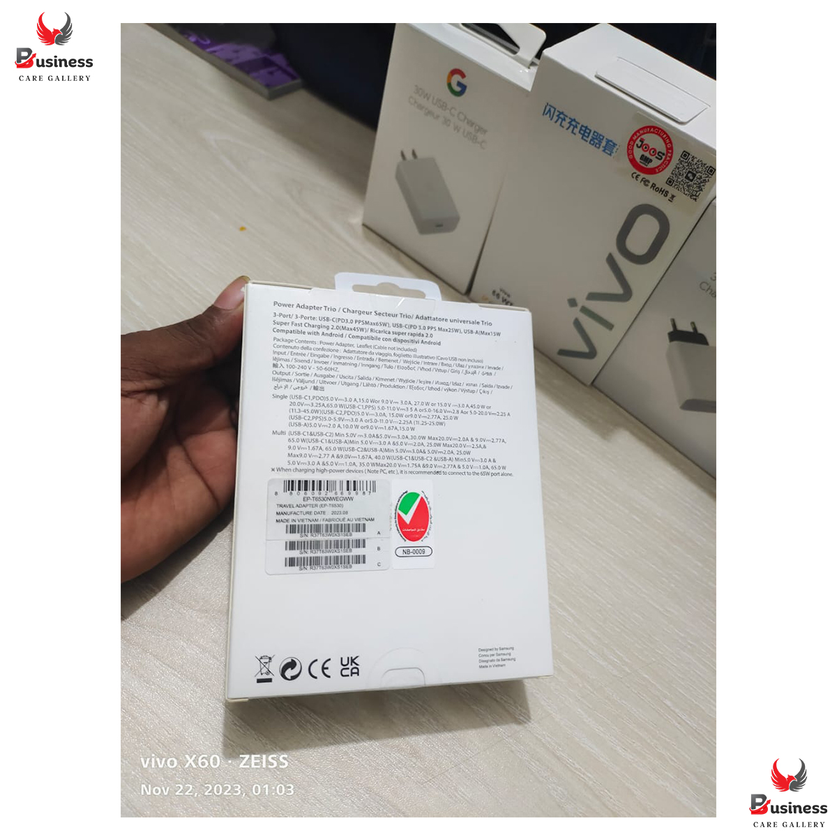 Picture of Samsung 65W-45W-25W-15W Adapter with Type - C Cable