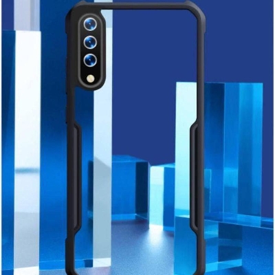 Picture of For Samsung A50 / Samsung A30S / Samsung A50S -Cushion Back Clear Hard Cover Casing - Back Cover
