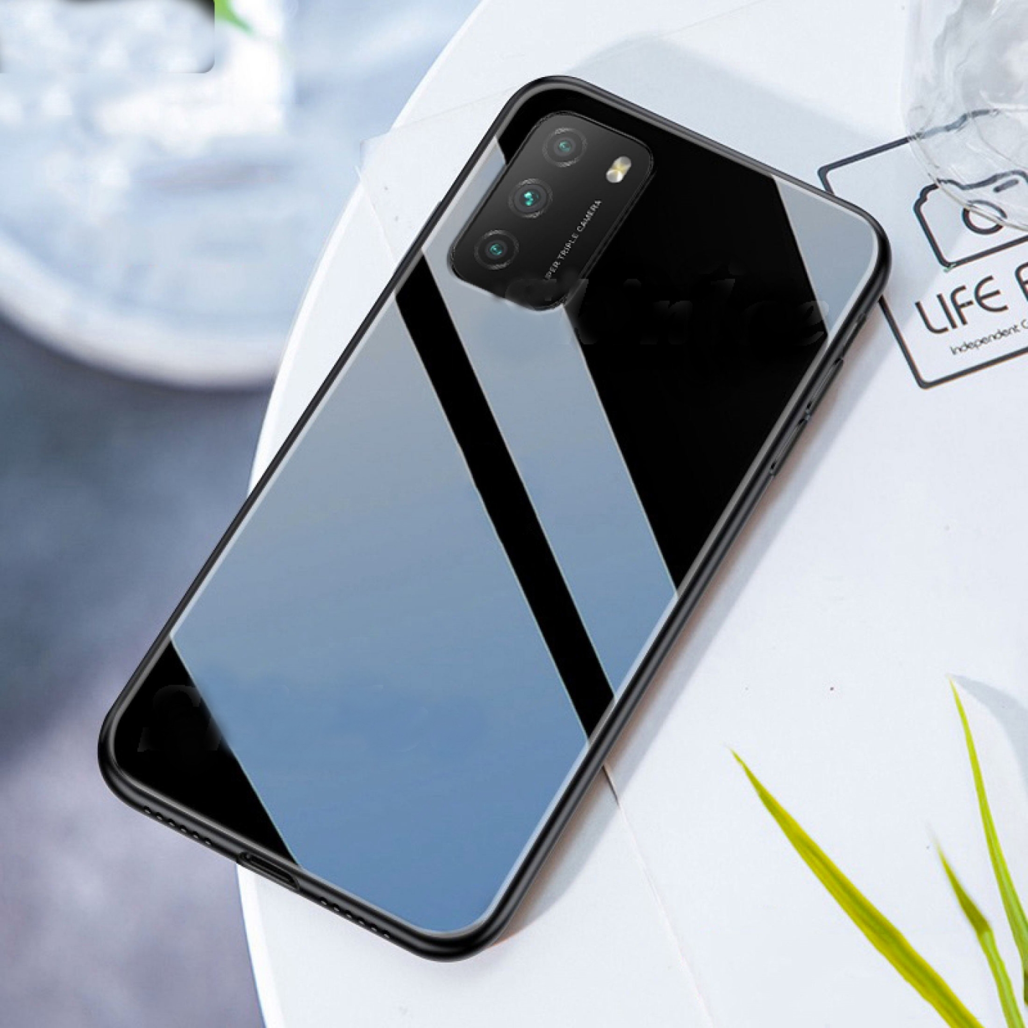 Picture of For Xiaomi Poco M3 "HONG KONG DESIGN" Scratchproof Tempered Glass Cover Case