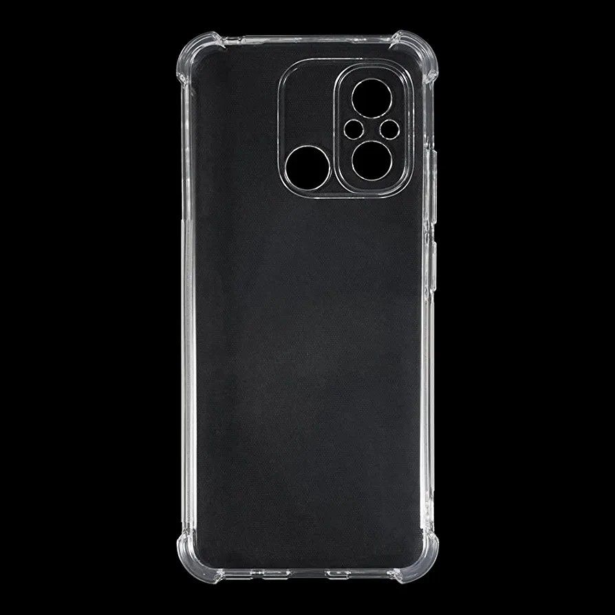 Picture of for redmi 12c / poco c55 soft clear transparent back cover
