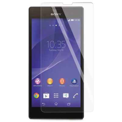 Picture of For Sony Xperia T3....3mm screen protector 9H Hard 2.5D Arc Edge Round Border Screen Protector with Clean Tools