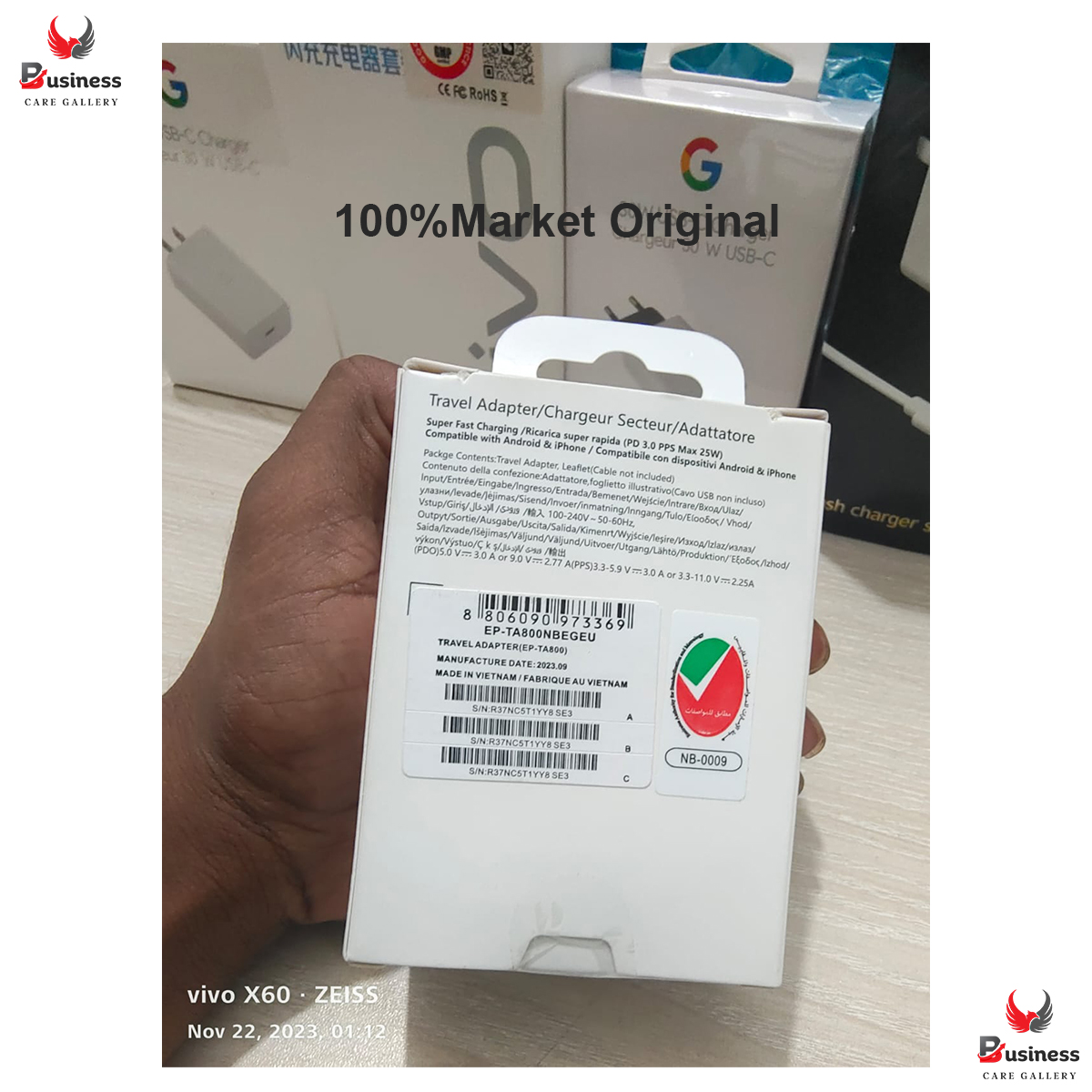 Picture of Original Samsung 25W Adapter with Type - C Cable
