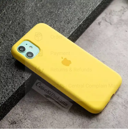 Picture of For Apple iPhone 11 (6.1) Luxury Shockproof Liquid Silicon Case Back Cover/Cases - মোবাইল ফোন - Phone