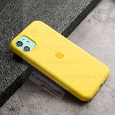 Picture of For Apple iPhone 11 (6.1) Luxury Shockproof Liquid Silicon Case Back Cover/Cases - মোবাইল ফোন - Phone