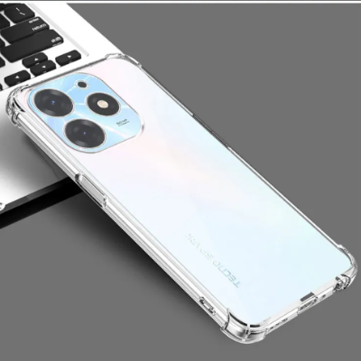 Picture of For Infinix Hot 40 Pro Transparent Clear Silicon Tup Back Cover Phone Cases Pani Cover