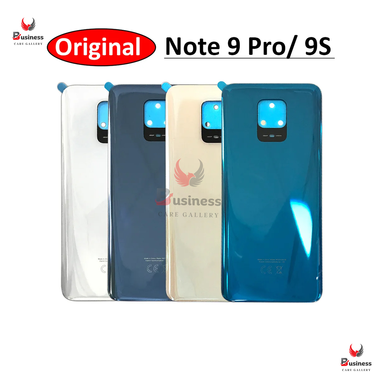 Picture of Original For Xiaomi Redmi Note 9 PRO / Note 9 Pro Max  Phone Battery Back Cover Backshell Glass Battery Rear Case Phone Battery Back Cover Backshell Glass Battery Rear Case - Phone Back Cover - মোবাইল ফোন - Phone
