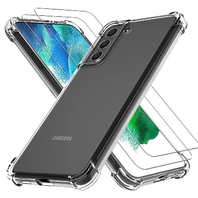 Picture of For Samsung Galaxy S22  Premium Silicone Case Crystal Clear Soft TPU Ultra-Thin Transparent Flexible Protective Mobile Phone Back Cover