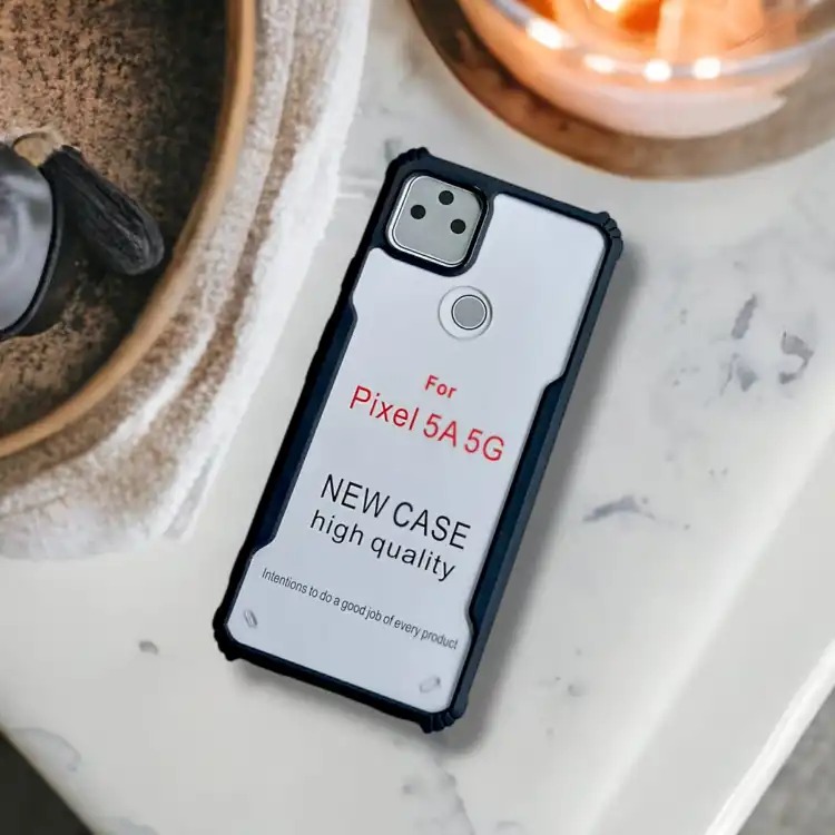 Picture of Google Pixel 5A 5G Shockproof Bumper Anti-Drop Slim Fit Fashion Back Cover Case Xundd Fusion Case Google Pixel 5A 5G Back Case With Camera Bump Protection