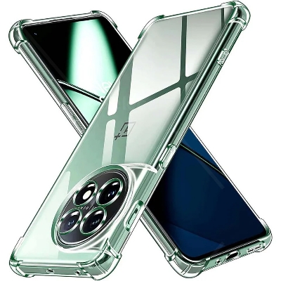Picture of for OnePlus 11 11R Silicone Airbag Cover Shockproof Transparent Protective Clear Back Cover Case