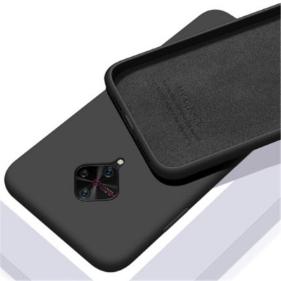 Picture of Vivo S1 Pro / Vivo V17 / Vivo Y9s Heavy strong Liquid Silicone Soft Gel Rubber Shockproof Back Cover