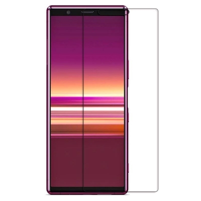 Picture of For Sony Xperia 5 Plus....3mm screen protector 9H Hard 2.5D Arc Edge Round Border Screen Protector with Clean Tools