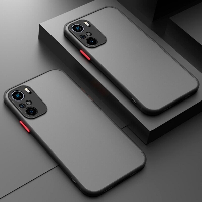 Picture of For Xiaomi Poco F3 / Mi 11X Anti-knock Polo-chromatic Matte Colorful Bumper protective Case For Xiaomi Redmi K40 / Xiaomi Redmi K40 Pro Back Cover