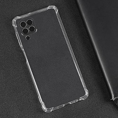 Picture of Samsung Galaxy M32 4G Camera Protection Premium Silicone Case Crystal Clear Soft TPU Ultra-Thin Transparent Flexible Protective Mobile Phone Back Cover