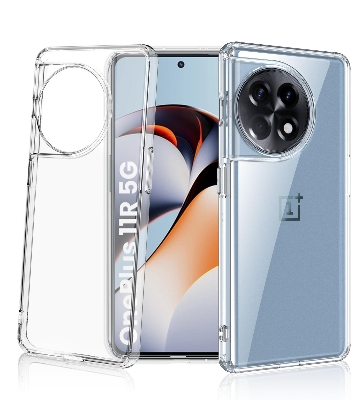 Picture of OnePlus 11R Flexible Clear Transparent Soft TPU Back Case Cover