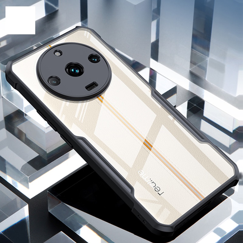 Picture of For Realme 11 Pro Xunddu Bumper Case Reinforced Corner with Shock-Proof Transparent Full Air Protection Back Cover
