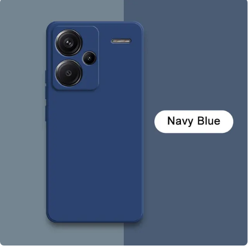 Picture of For Redmi Note 13 Pro + Liquid Silicone Macaron Candy Color TPU Shockproof Soft Phone Case Shell Protector Back Cover
