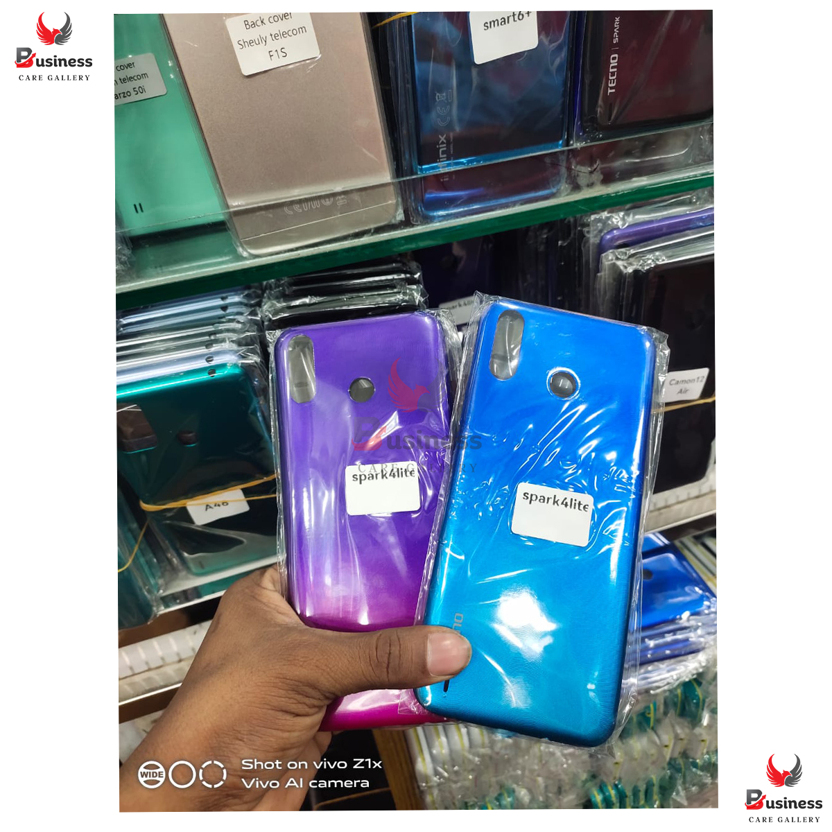 Picture of Original For Tecno Spark 4 Lite Backshell Replacement Back Battery Cover