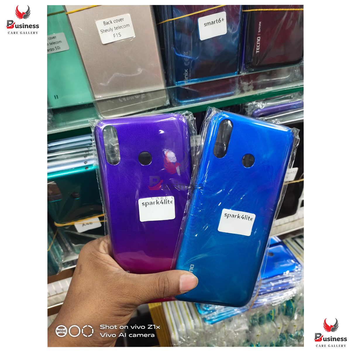 Picture of Original For Tecno Spark 4 Lite Backshell Replacement Back Battery Cover