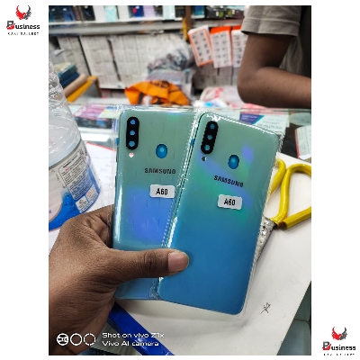 Picture of Replacement Backshell Panel + midel frame for Samsung Galaxy A60 Battery Back Door Back panel