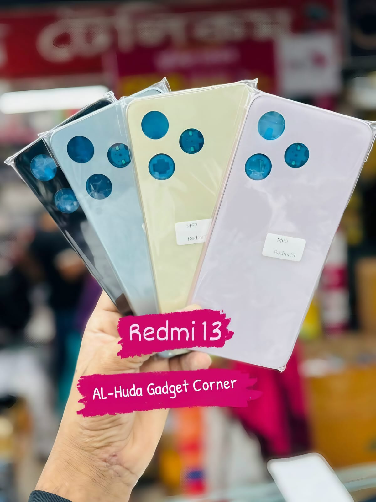 Picture of Replacement Backshell Panel for Xiaomi Redmi 13 Battery Back Door- 100% Original