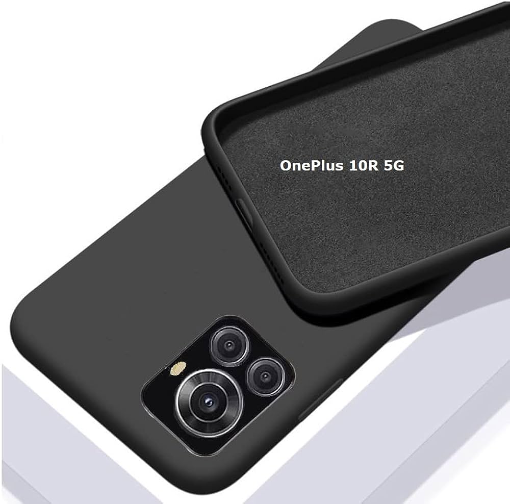 Picture of For OnePlus 10R Luxury Silicone Protect Back Cover Soft Case