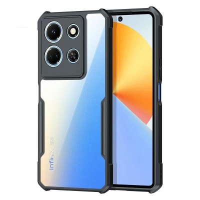 Picture of For Infinix Note 30 Xundd Back Cover Reinforced Shockproof Cushion Back Clear Hybrid Transparent Hard Cover