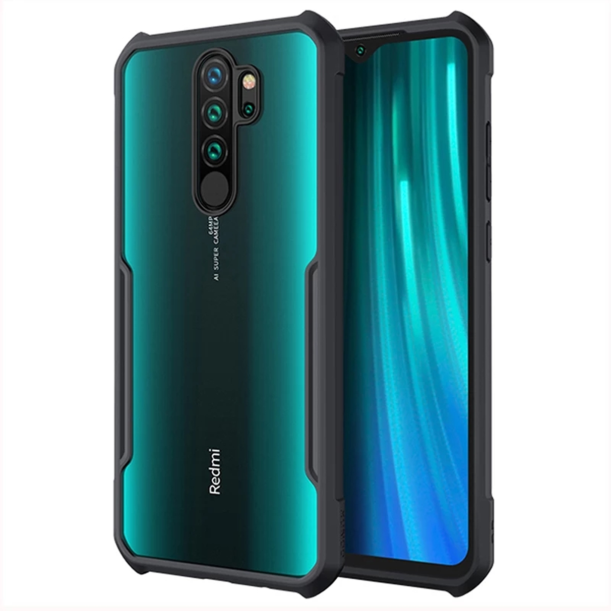 Picture of Xundd Case For Redmi Note 8 Pro Shockproof Phone Case Droop-Proof Bumper & Back Transparent Phone Cover