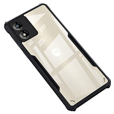 Picture of For Motorola Moto E13 NEW Shockproof TPU Bumper Hard Clear Acrylic Mobile Phone Case For Motorola Moto E13 Back Cover cases