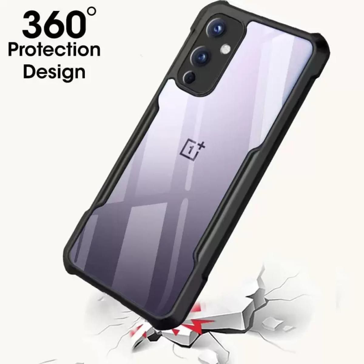 Picture of for OnePlus 9, One Plus 9, 1+9 , Black, Grip Case) - Phone Back Cover