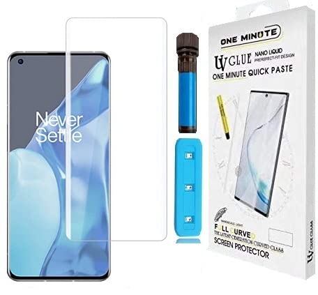 Picture of For Huawei Nova 11 pro (A+ GRADE) Premium UV Tempered Glass Screen Protector Curved with Liquid Glue and UV Light -Transparent Clear