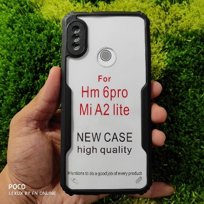 Picture of FOR Mi A2 Lite, Redmi 6 Pro Shockproof Bumper Cover Redmi 6 Pro Backpart