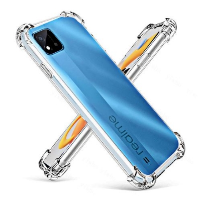 Picture of For Realme C20/ C20A/ C11 2021 Back Cover Soft Flexible Transparent Silicone Case