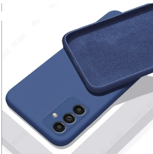 Picture of For Samsung Galaxy A14 5G Liquid Silicone Soft Gel Rubber Shockproof Back Cover