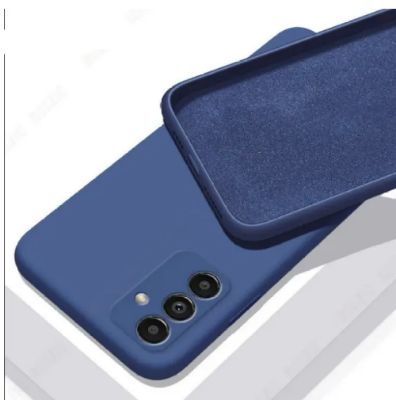 Picture of For Samsung Galaxy A14 5G Liquid Silicone Soft Gel Rubber Shockproof Back Cover