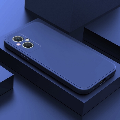Picture of For Oppo F21 Pro 5G / Reno7 Z 5G Back Heavy Strong Liquid Silicone Soft Gel Rubber Shockproof Cover Case