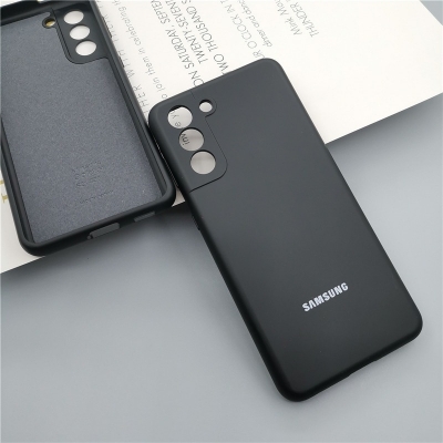 Picture of For Samsung Galaxy S21  Soft Case Smooth Environmentally Friendly Round Edge Camera Bumper Protective Silicone Back Cover Phone Cases for Samsung Galaxy S21