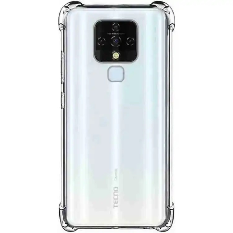 Picture of For Tecno Camon 16 Silicone Case Crystal Clear Soft TPU Ultra-Thin Transparent Flexible Protective Mobile Phone Back Cover