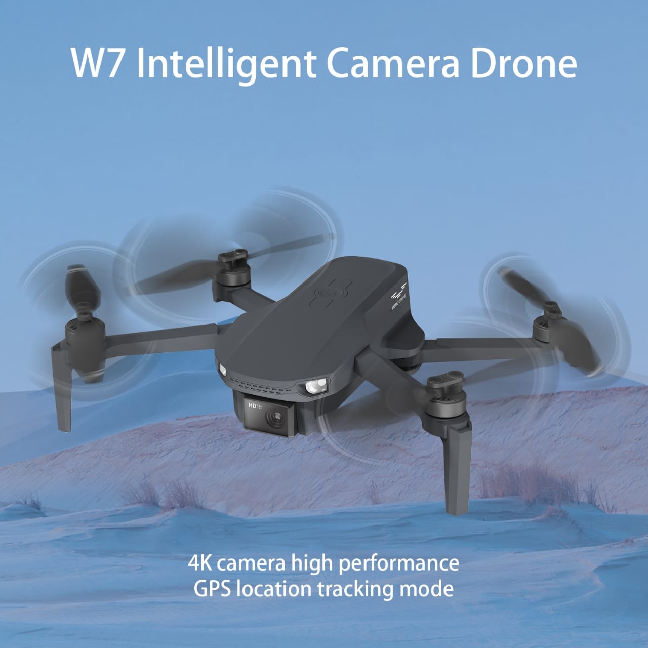 Picture of W7 GPS Boy Toys Smart Drone Professional RC Quadcopter 4K HD Camera Flight Hot Selling Toys Intelligent DroNE
