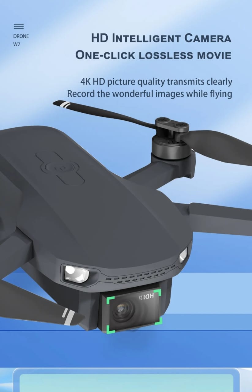 Picture of W7 GPS Boy Toys Smart Drone Professional RC Quadcopter 4K HD Camera Flight Hot Selling Toys Intelligent DroNE