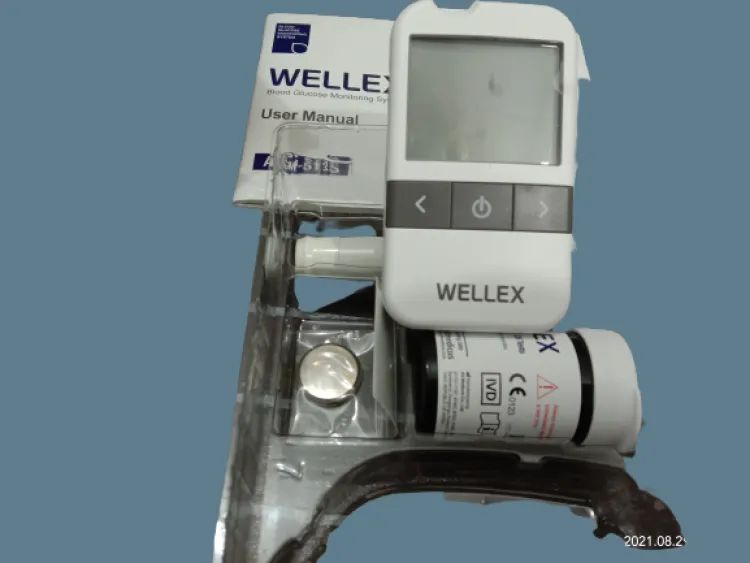 Picture of GLUOSE METER WELLEX BRAND WITH (25 Pice strip free)