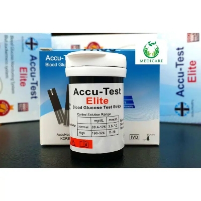 Picture of Accu Test Elite Blood Glucose Check Strip