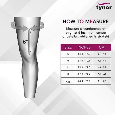 Picture of Tynor Knee Wrap Hinged (Neo) Compression, Support, Pain Relief