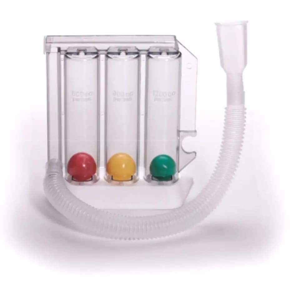 Picture of Deep Breathing Lung Exerciser - 3-chamber Incentive Style ...